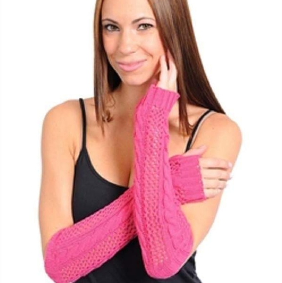Fingerless knit arm warmers - Brand new in Package - Picture 2 of 4